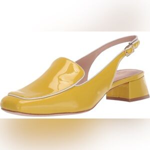 NEW in Box Kate Spade Yellow Patent Sahiba Slingback Pump 9